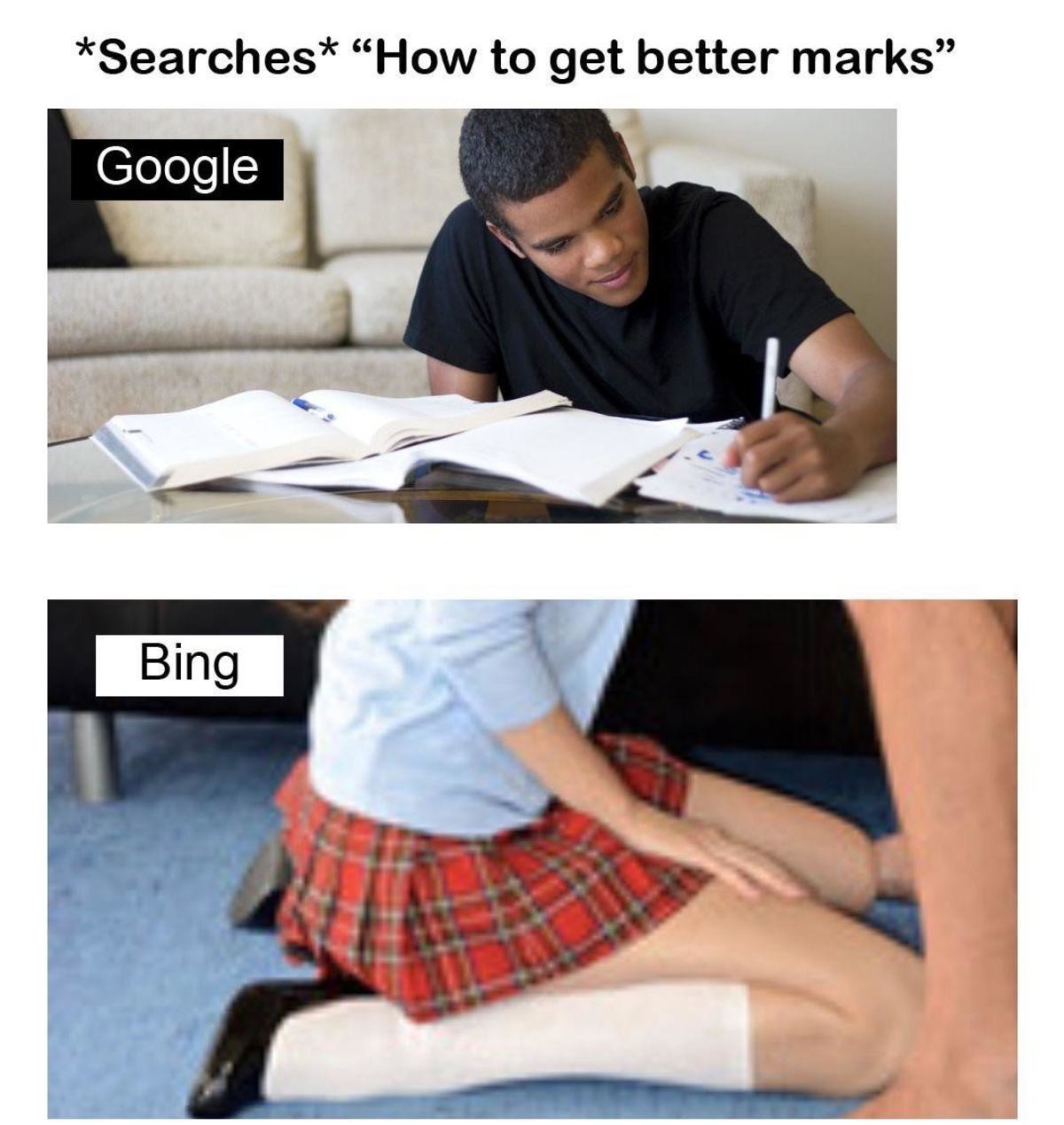 Google и Bing мемы